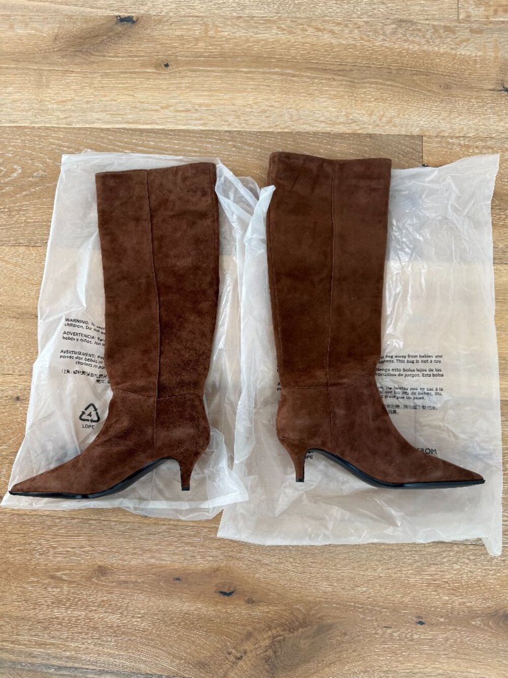 New Stevie knee-high boots in suede 8 1/2